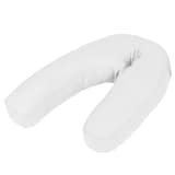 vidaXL J-alakú fehér kismama párna 54 x 43 cm