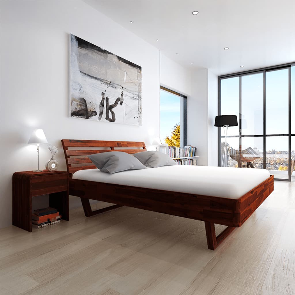 

vidaXL Bedframe massief acaciahout 180x200 cm