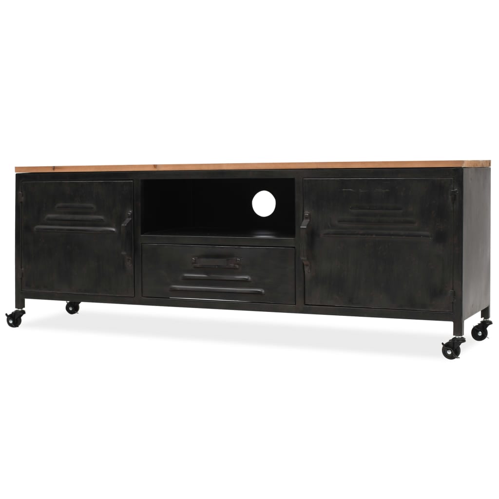 

vidaXL TV Cabinet 47.2"x11.8"x16.9" Black