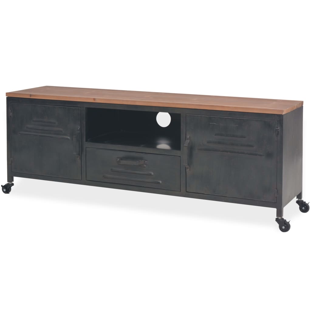 

vidaXL Tv-meubel 120x30x43 cm zwart