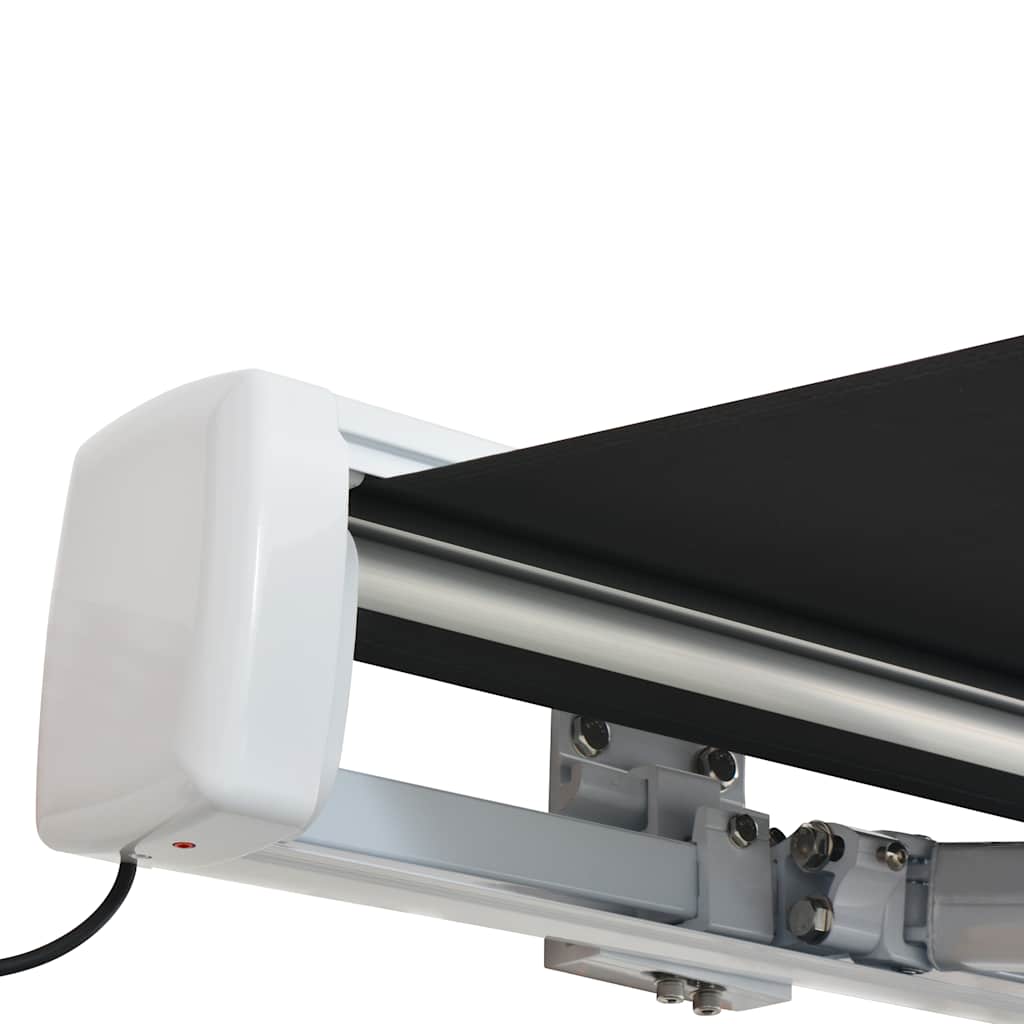 antracit színű, motorizált napellenző 400 cm