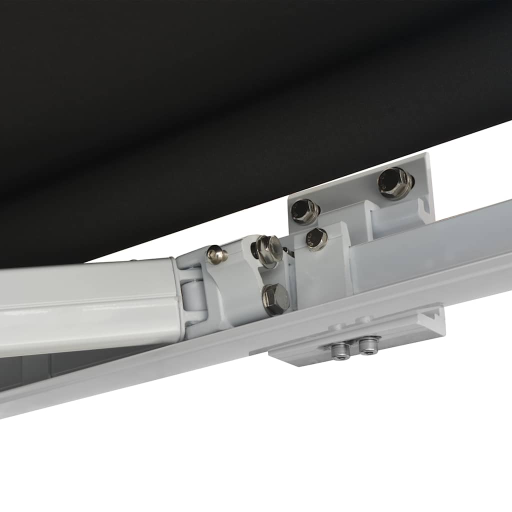 antracit színű, motorizált napellenző 400 cm