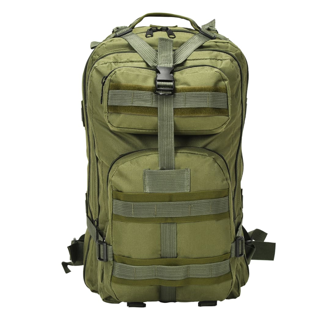 vidaXL 91382 Rugzak legerstijl 50 L olijfgroen afbeelding