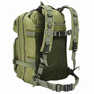 Batoh v army stylu, 50 l, olivově zelený - obrázek 3