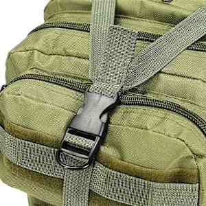 Batoh v army stylu, 50 l, olivově zelený - obrázek 4