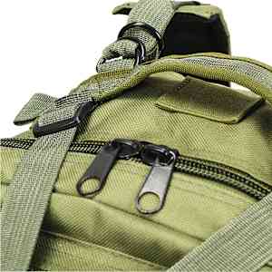 Batoh v army stylu, 50 l, olivově zelený - obrázek 5