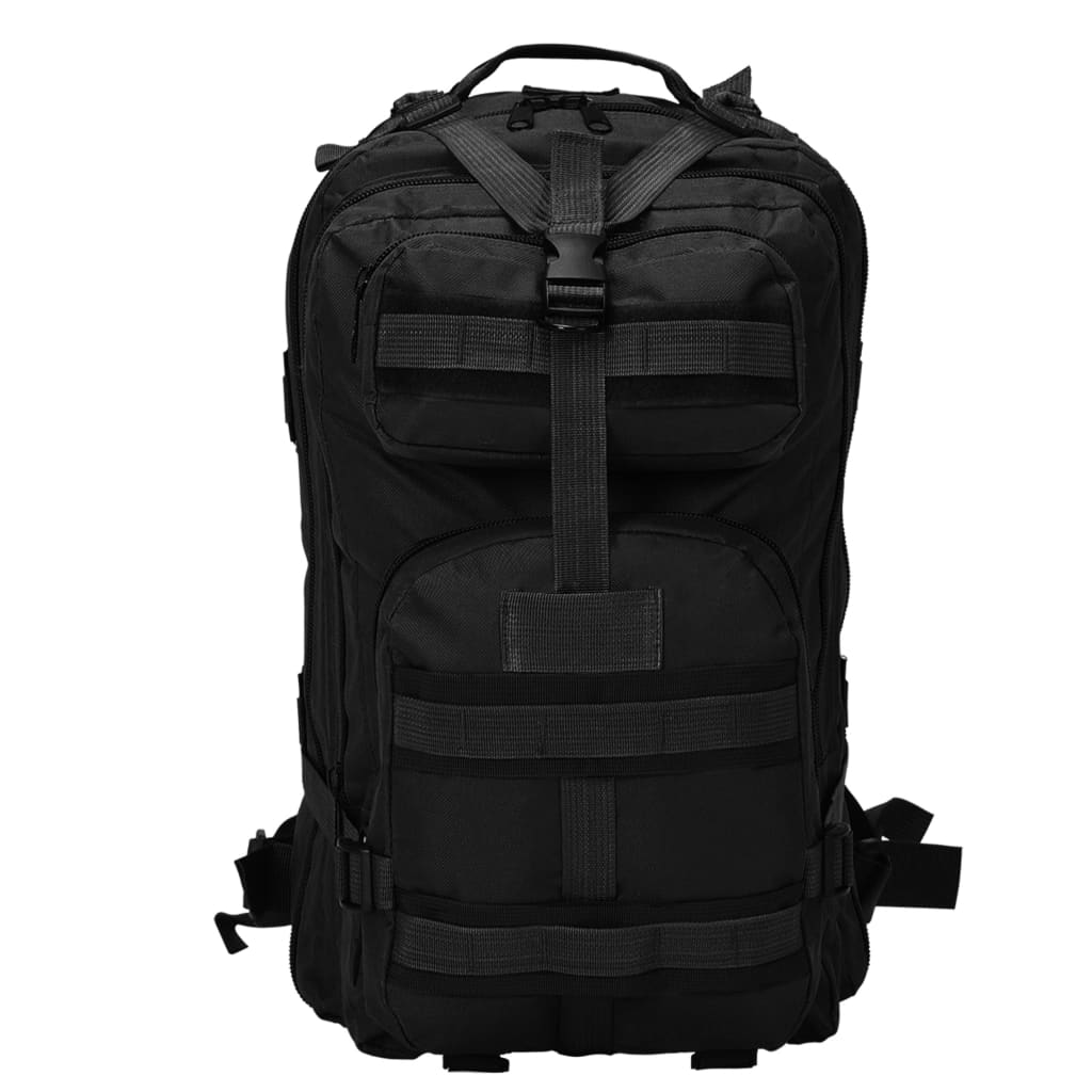 vidaXL fekete katonai hátizsák 50 L