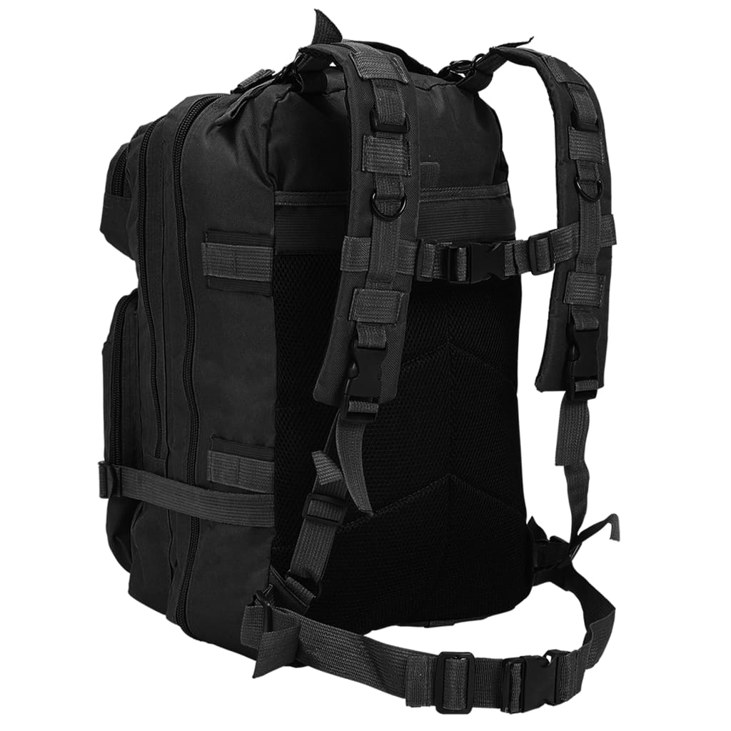 Thumbnail - vidaXL Rucksack Armee-Stil 50 L Schwarz