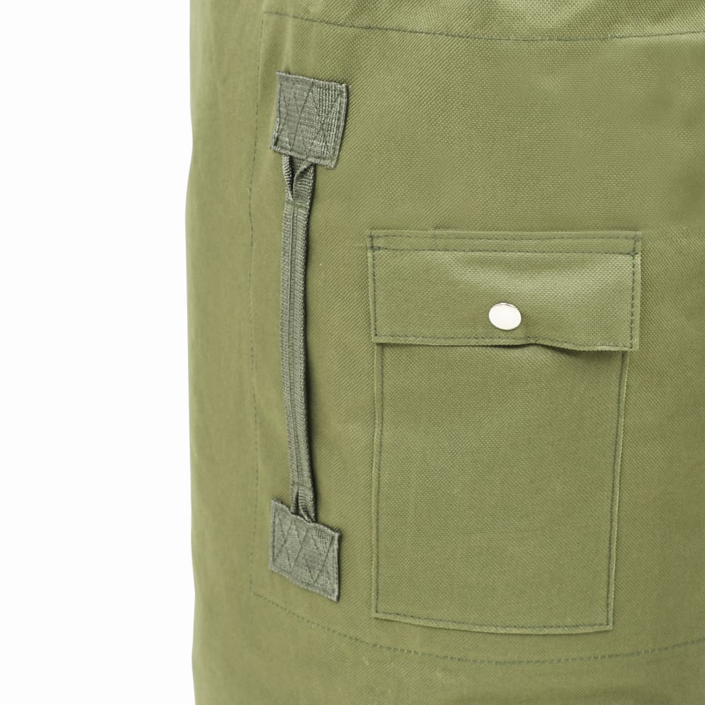 Sportovní taška v army stylu 85 l olivově zelená