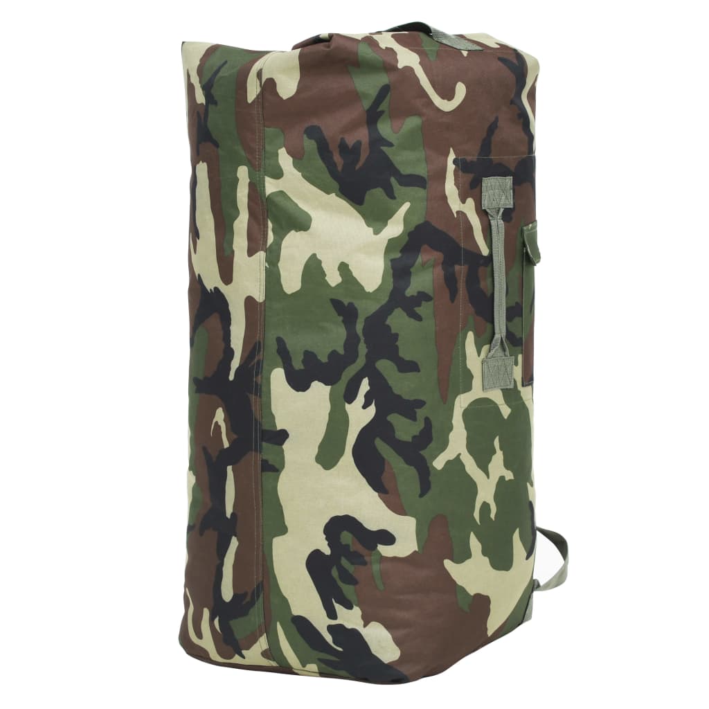 Sporttas legerstijl 85 L camouflage