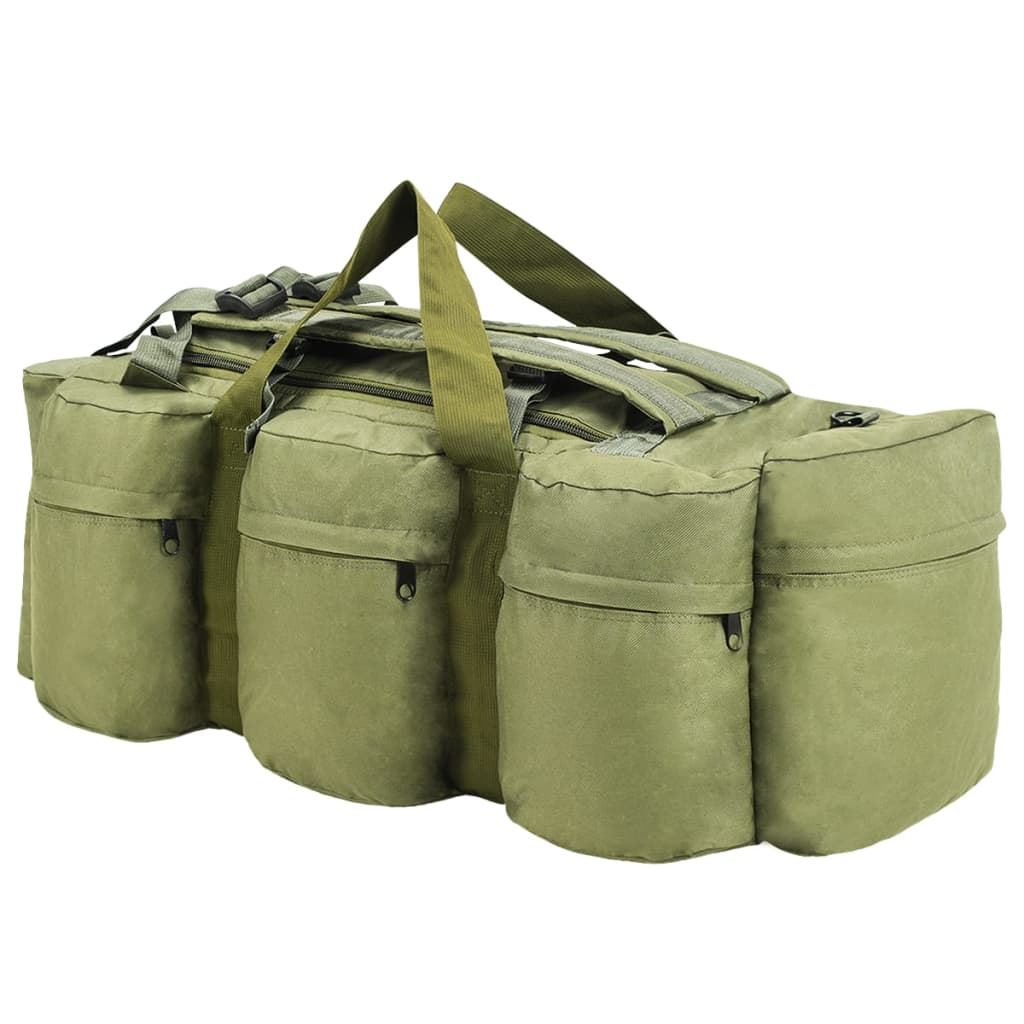 3-in-1 Seesack Armee-Stil 90 L Olivgrün