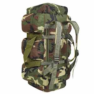 Sportovní taška 3 v 1 army styl 45 l maskáčová - obrázek 3