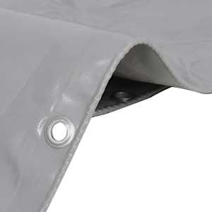 Plachta 650 g/m² 2 x 3 m šedá - obrázek 2