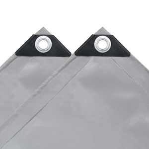 Plachta 650 g/m² 2 x 3 m šedá - obrázek 3