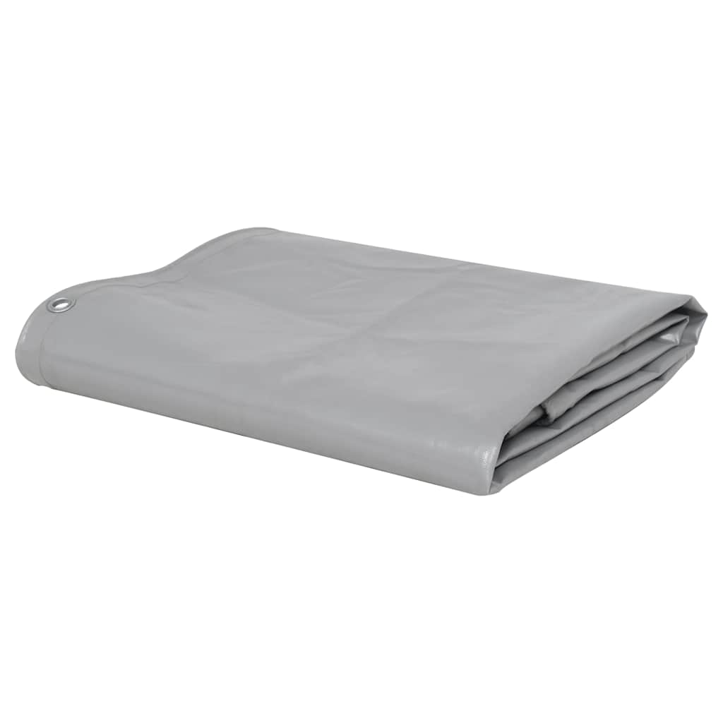 vidaXL Prelată, gri, 650 g/m², 3x4 m