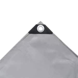 Plachta 650 g/m² 4 x 4 m šedá - obrázek 3