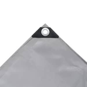 Plachta 650 g/m² 4 x 5 m šedá - obrázek 3