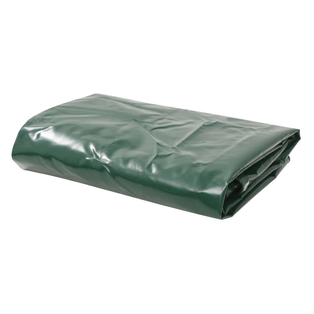 vidaXL Prelată 650 g/m², 2 x 3 m, verde