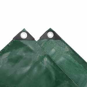 Plachta 650 g/m² 3 x 6 m zelená - obrázek 4
