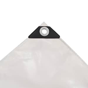 Plachta 650 g/m² 4 x 6 m bílá - obrázek 4