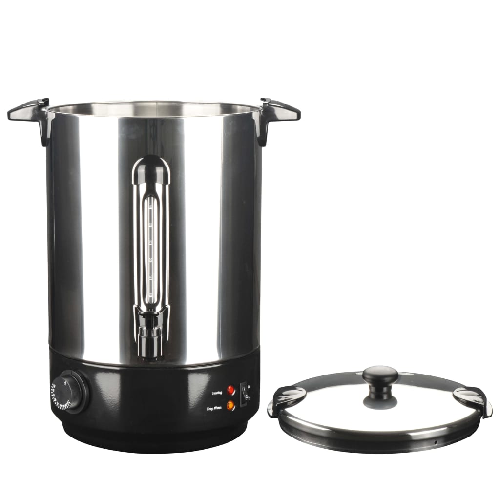 vidaXL Fierbător pentru vin, 15 l, 2500 W, oțel inoxidabil