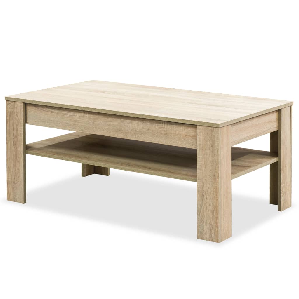 

vidaXL Coffee Table Engineered Wood 43.3"x25.6"x18.9" Oak