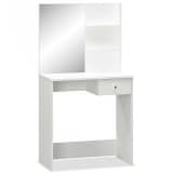 vidaXL Coiffeuse Aggloméré 75 x 40 x 141 cm Blanc