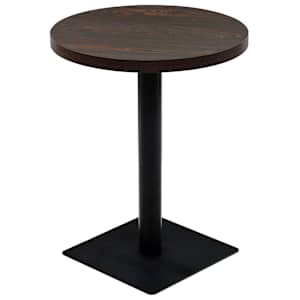 Bistro stůl MDF a ocel kulatý 60 x 75 cm - obrázek 2