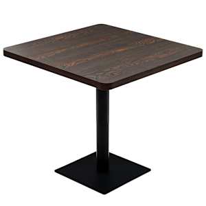 Bistro stůl MDF a ocel čtvercový 80 x 80 x 75 cm - obrázek 2