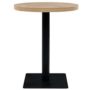 Bistro stůl MDF a ocel kulatý 60 x 75 cm - obrázek 3