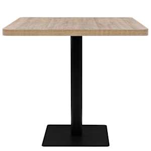 Bistro stolek MDF a ocel čtvercový 80 x 80 x 75 cm - obrázek 3