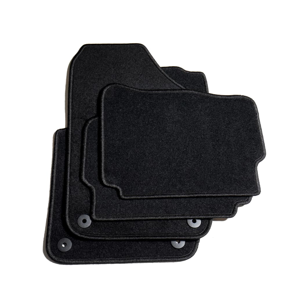 vidaXL Ensemble de tapis de voiture 4 pcs pour VW Polo