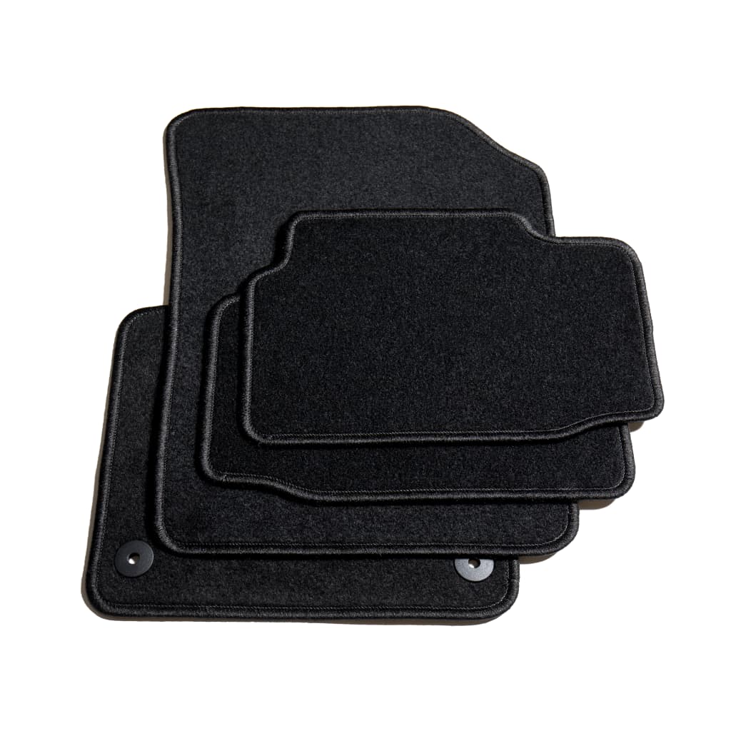 vidaXL Juego de alfombrillas para coche 4 piezas para VW Up