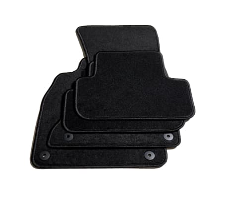 vidaXL 4 Piece Car Mat Set for Audi A4