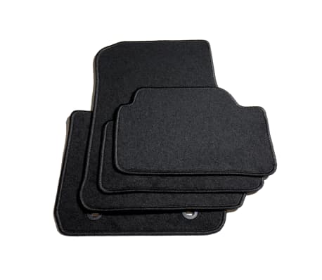 vidaXL Juego Alfombrillas Coche 4 Pzs BMW F20 1 Series Estera Automóvil Carro
