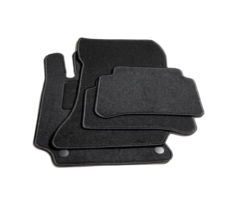 vidaXL Ensemble de tapis de voiture 4 pcs pour Mercedes W212 Classe E