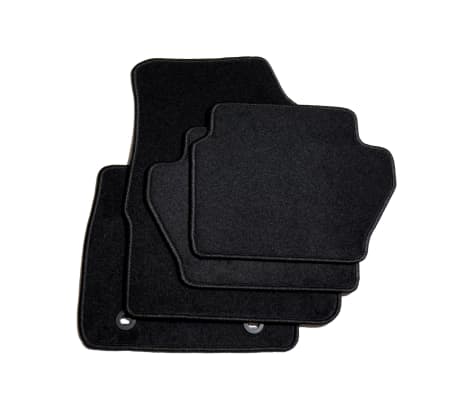 vidaXL Ensemble de tapis de voiture 4 pcs pour Ford Fiesta VI