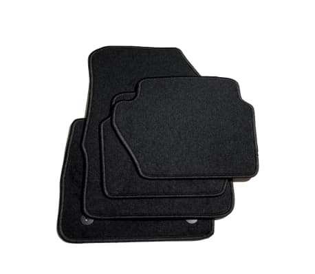 vidaXL Ensemble de tapis de voiture 4 pcs pour Ford Fiesta VI