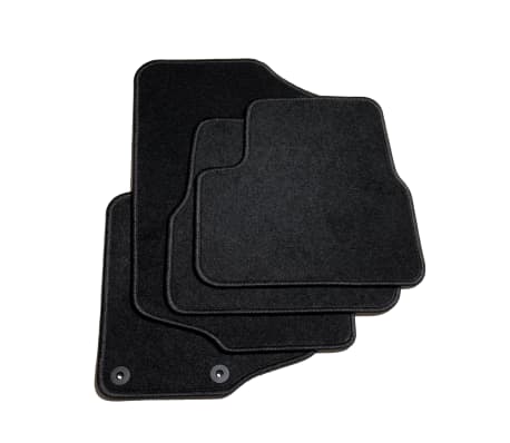 vidaXL Ensemble de tapis de voiture 4 pcs pour Peugeot 207