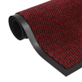 vidaXL Tapete controlo de pó retangular tufado 40x60 cm vermelho