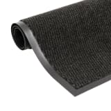 vidaXL Tapete controlo de pó retangular tufado 80x120 cm preto