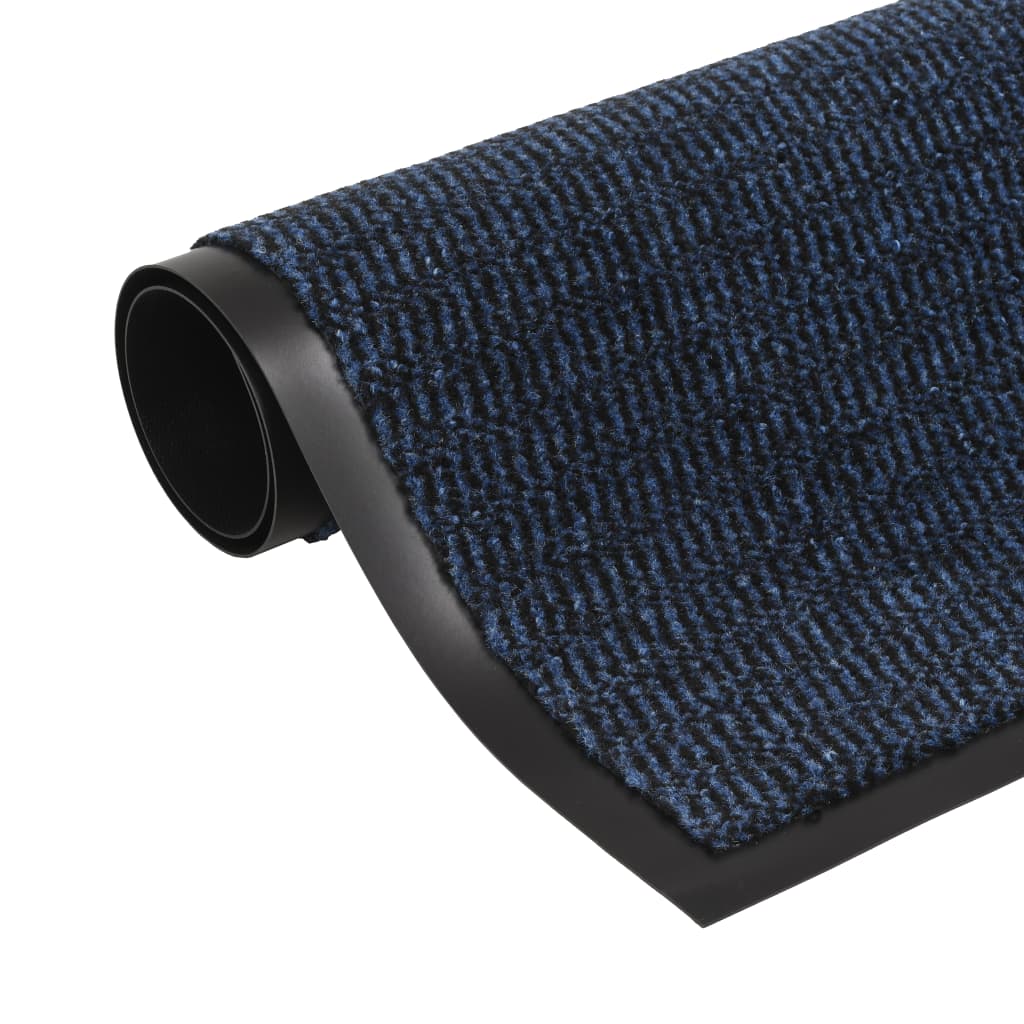 Négyszögletes szennyfogó szőnyeg 120 x 180 cm kék 