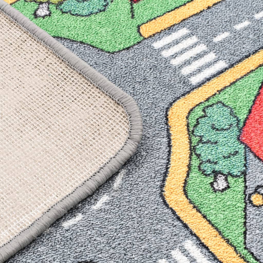Városi utcákat ábrázoló játszószőnyeg 90 x 200 cm 
