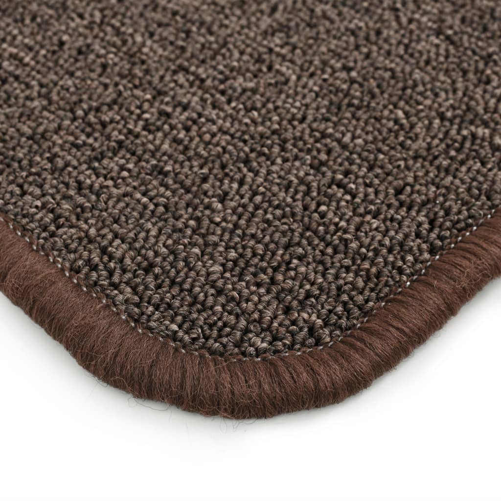 vidaXL Dygsniuotas kilimėlis, 120x180cm, rudas