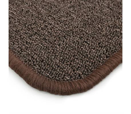 vidaXL Dygsniuotas kilimėlis, 120x180cm, rudas