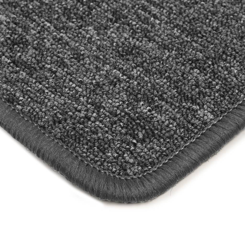 vidaXL Všívaný koberec 80 x 150 cm šedý