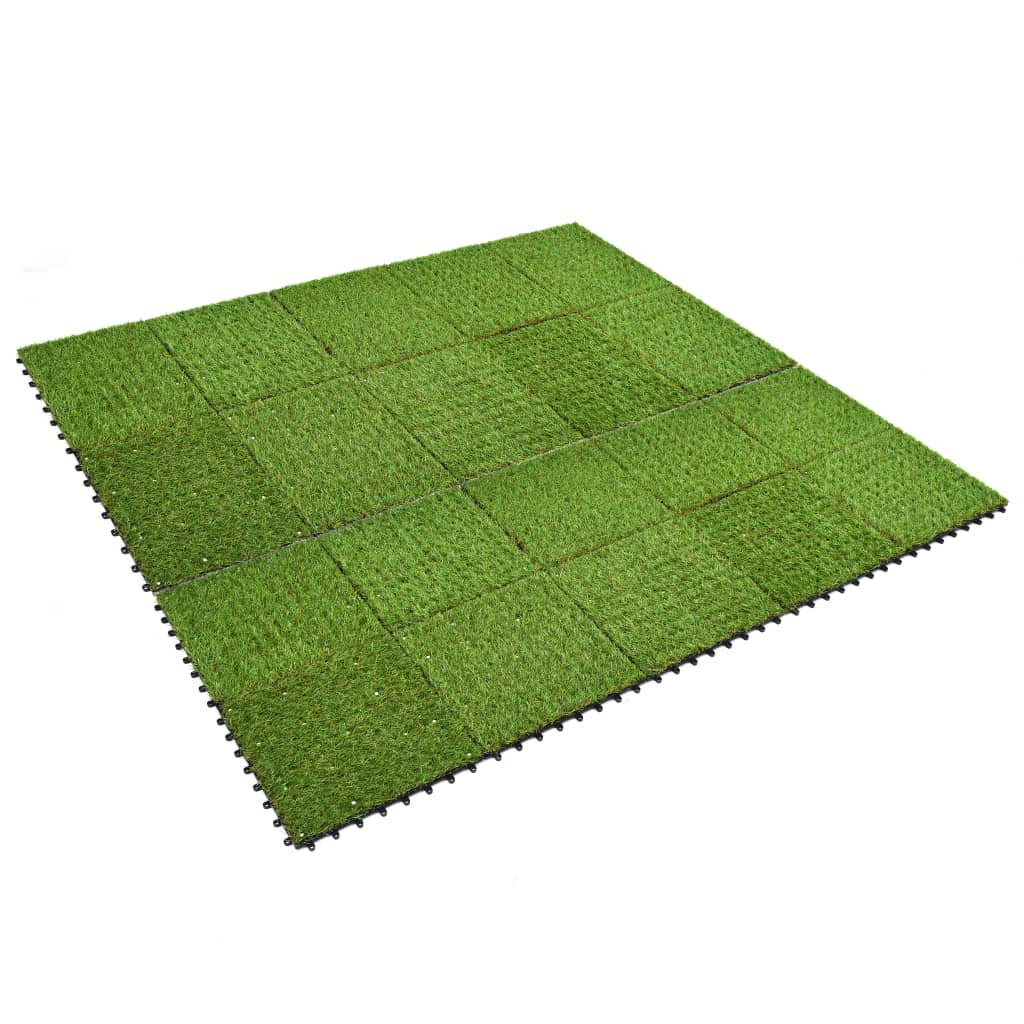 VidaXL - vidaXL Kunstgrastegels 30x30 cm groen 20 st