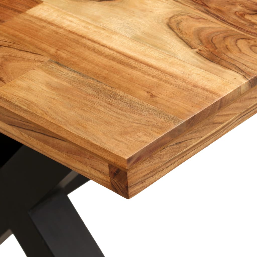 Blagovaonski stol od masivnog drva bagrema i manga 180 x 90 x 76 cm
