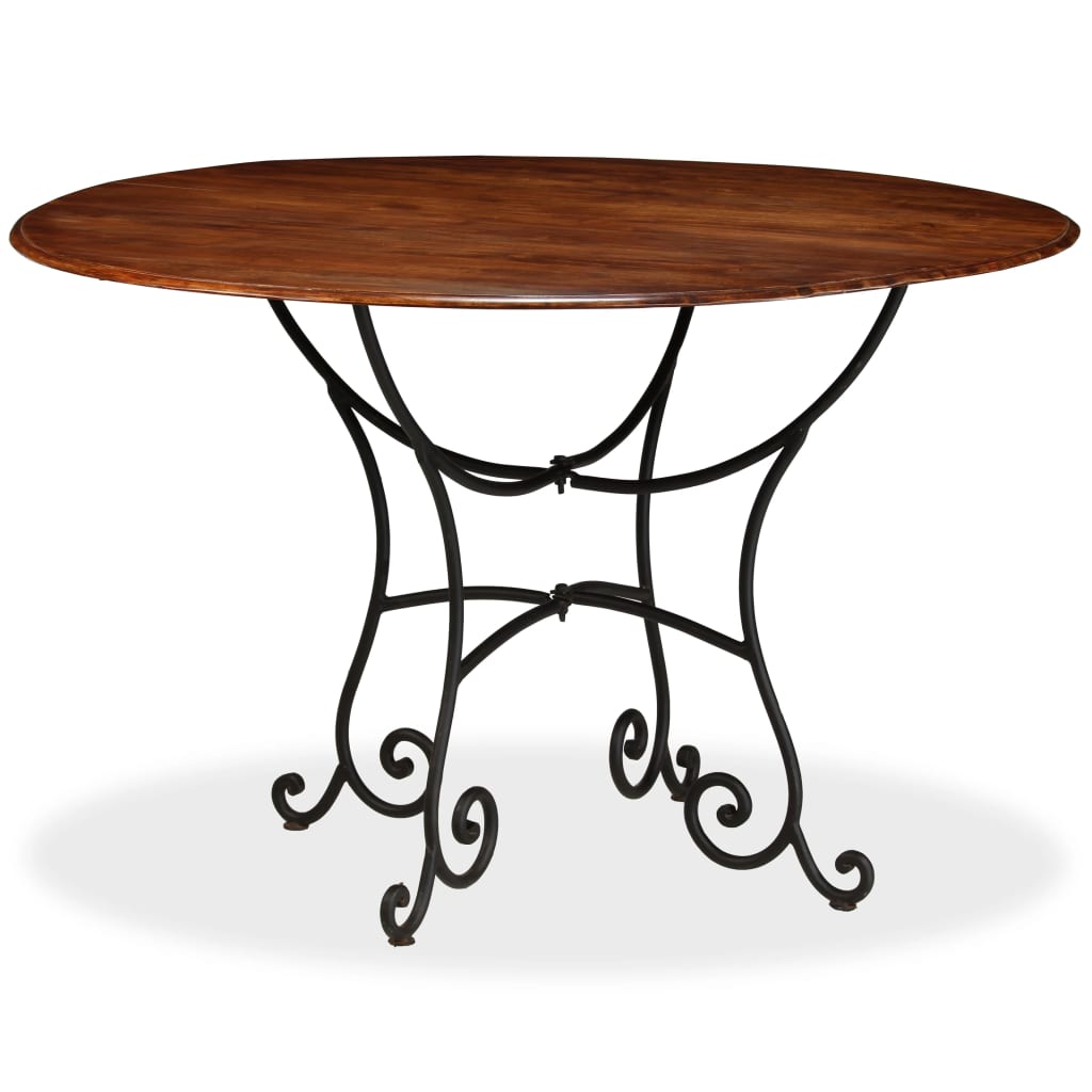 Solid Acacia Wood Dining Table with Honey Finish vidaXL - Picture 9 of 12