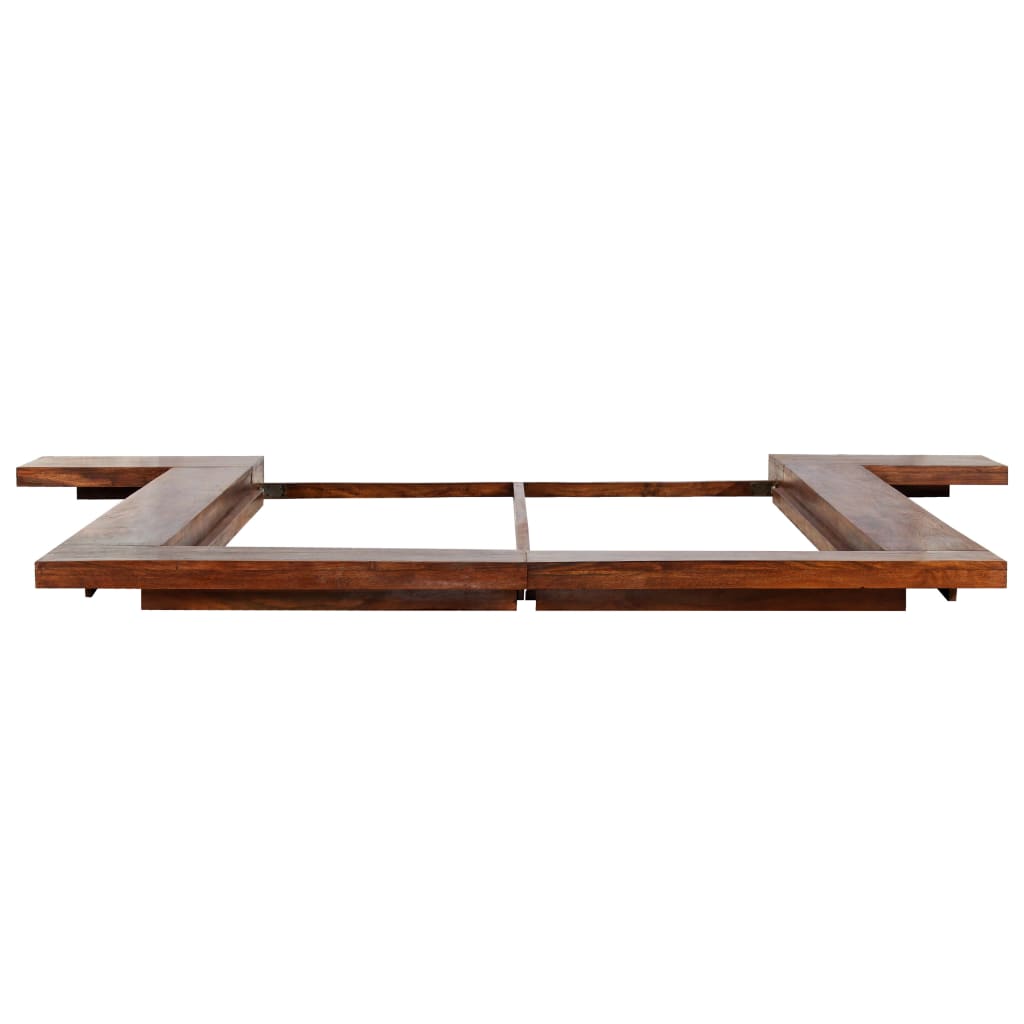 

vidaXL Bedframe Japanse stijl futon massief hout 160x200 cm